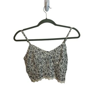 NWT American Eagle Ditsy Floral Cropped Tank